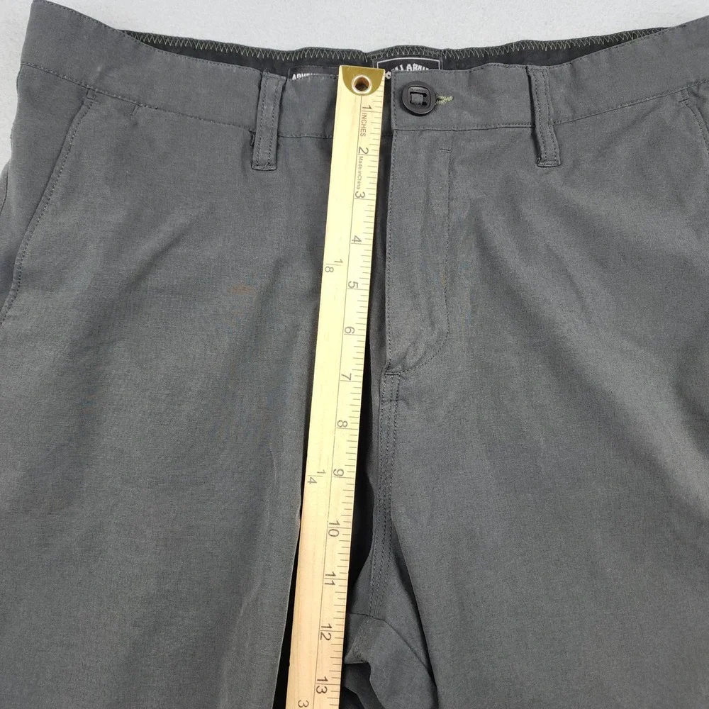 Billabong Adventure Division Shorts Mens 34 Gray Chino Outdoor Travel 8 Inseam